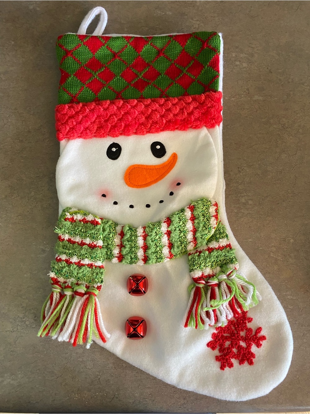 Snowman Christmas Stocking